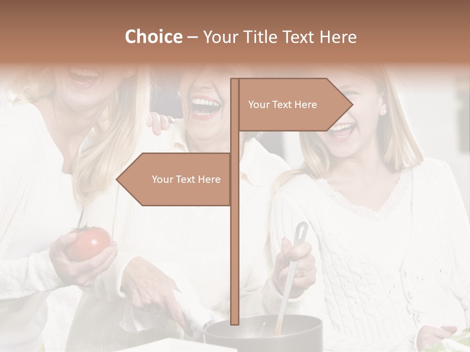 S Three Grandmother PowerPoint Template