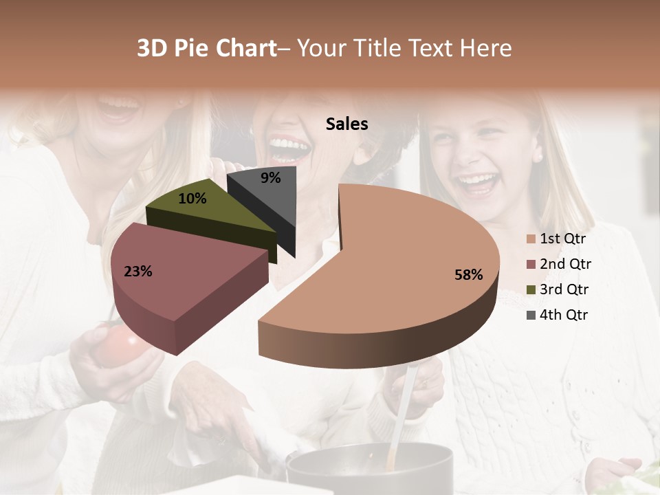 S Three Grandmother PowerPoint Template