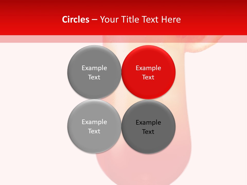 Decoration Liquid Cocktail PowerPoint Template