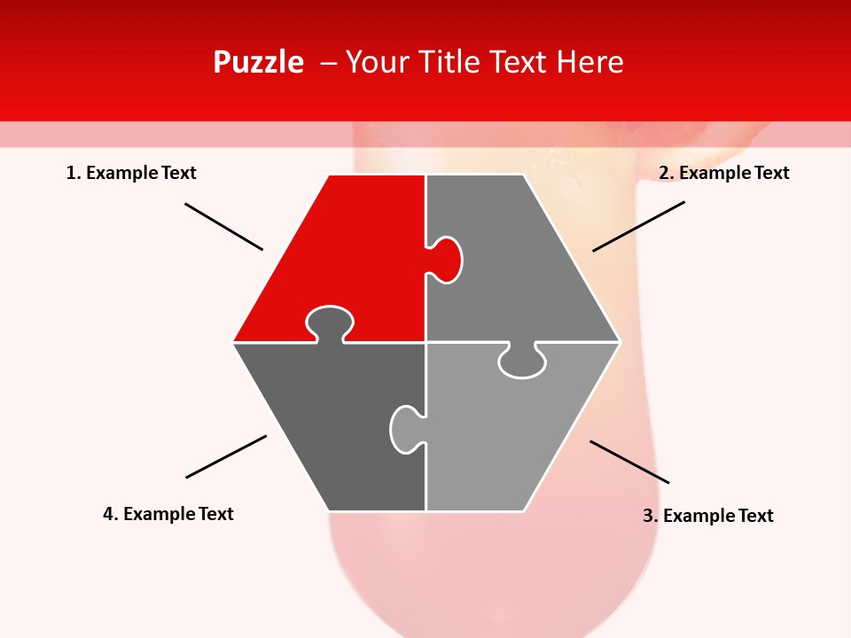 Decoration Liquid Cocktail PowerPoint Template