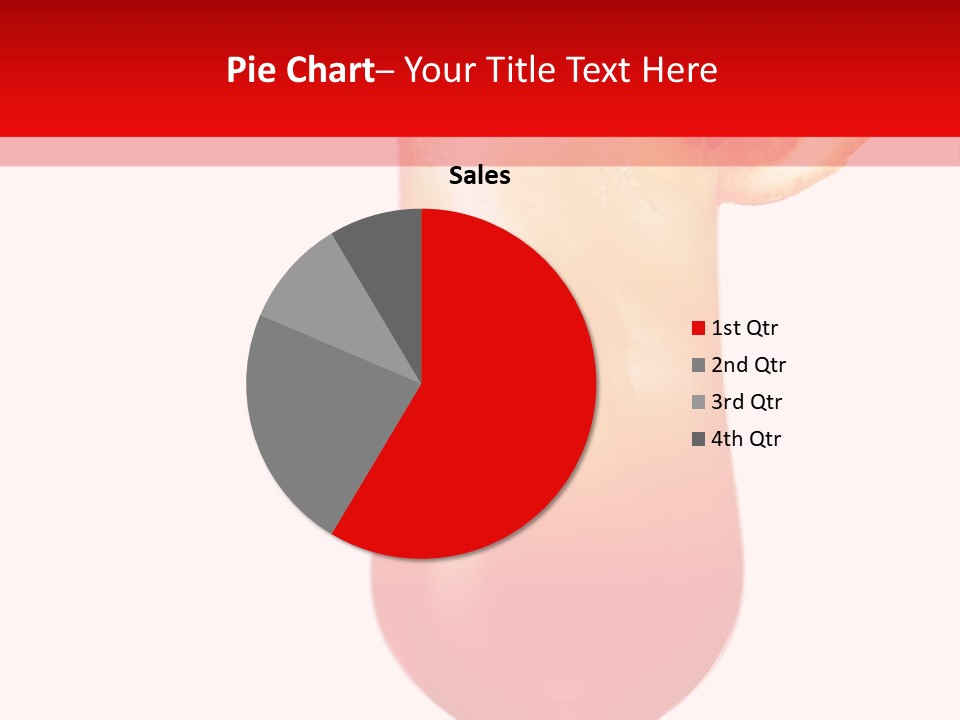 Decoration Liquid Cocktail PowerPoint Template