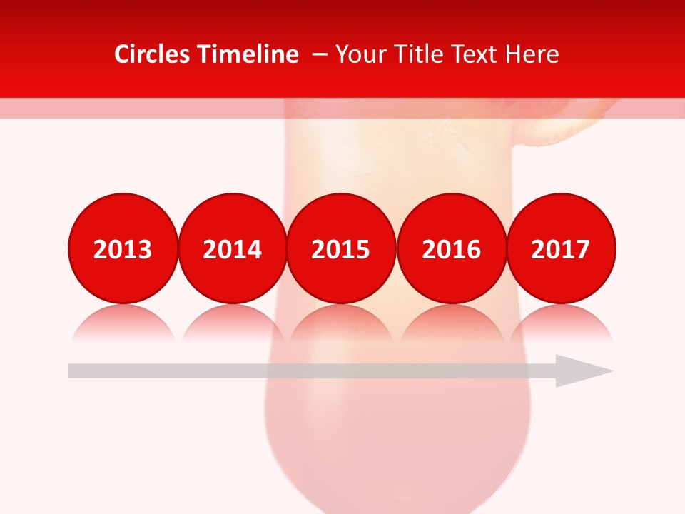 Decoration Liquid Cocktail PowerPoint Template