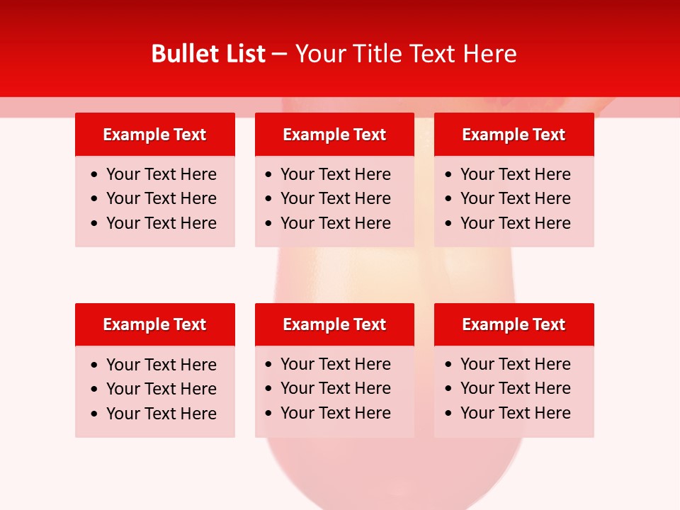 Decoration Liquid Cocktail PowerPoint Template