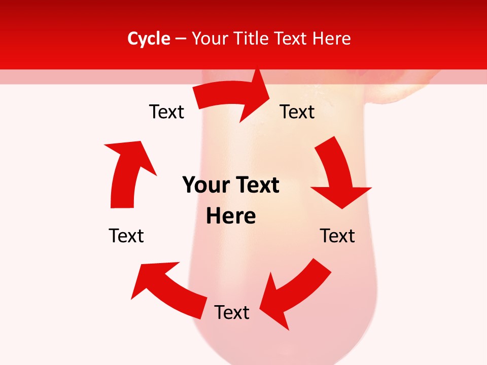 Decoration Liquid Cocktail PowerPoint Template