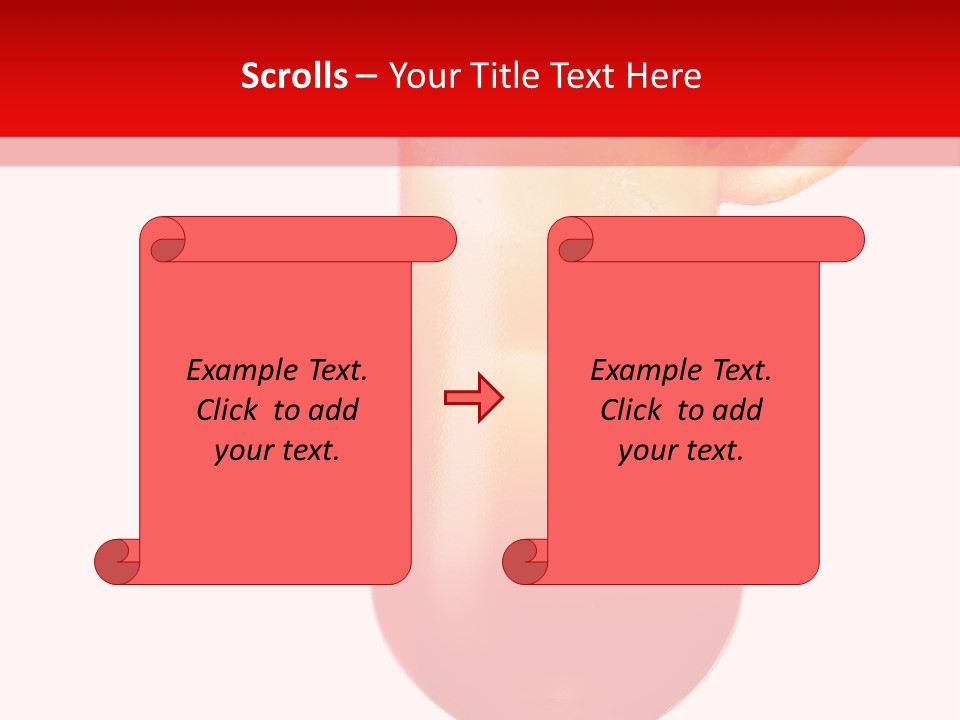 Decoration Liquid Cocktail PowerPoint Template