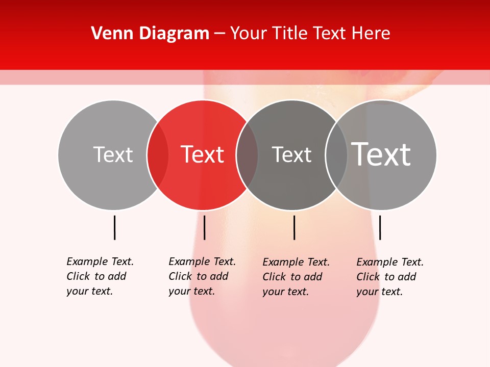 Decoration Liquid Cocktail PowerPoint Template