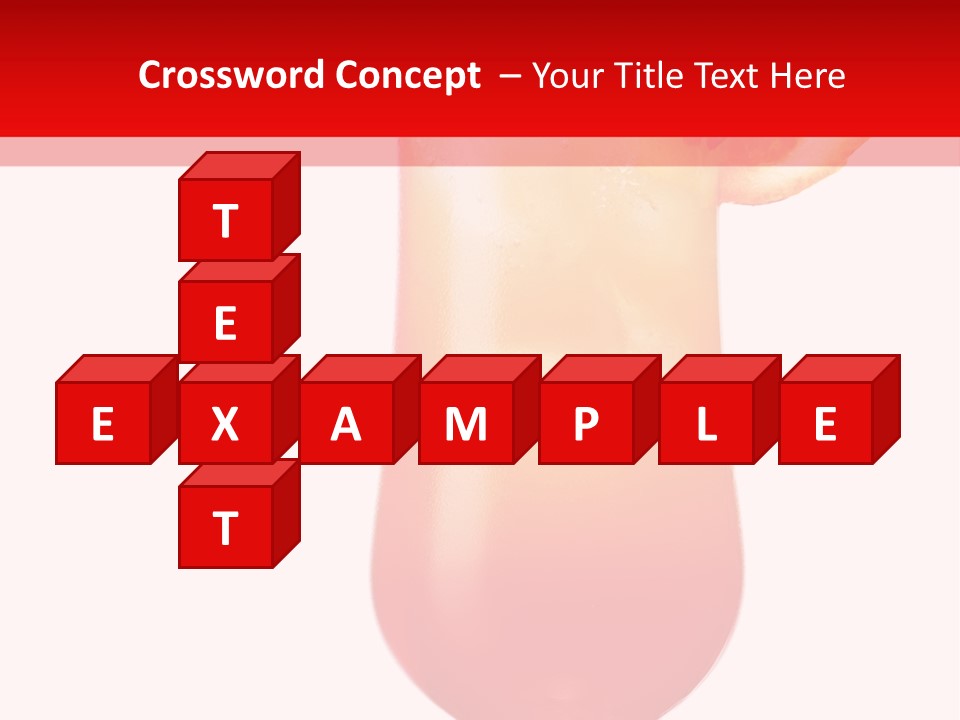 Decoration Liquid Cocktail PowerPoint Template