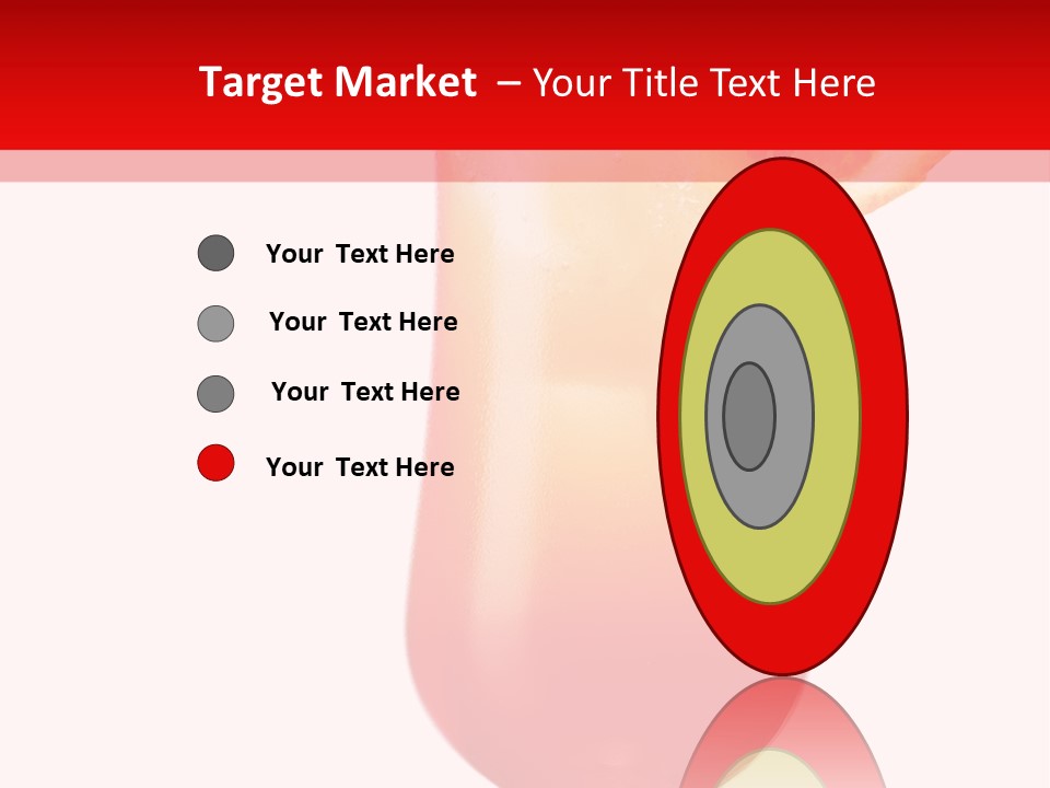 Decoration Liquid Cocktail PowerPoint Template