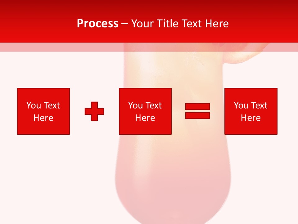 Decoration Liquid Cocktail PowerPoint Template