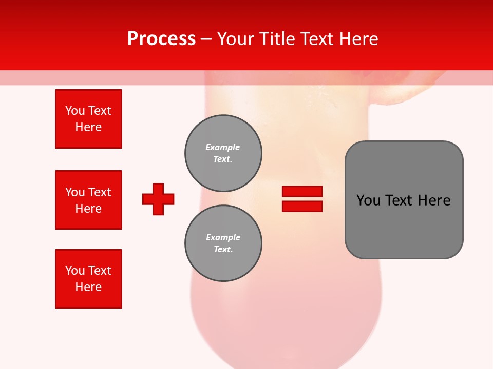Decoration Liquid Cocktail PowerPoint Template