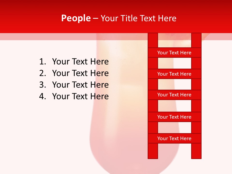 Decoration Liquid Cocktail PowerPoint Template