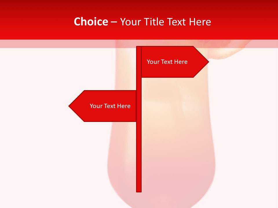 Decoration Liquid Cocktail PowerPoint Template