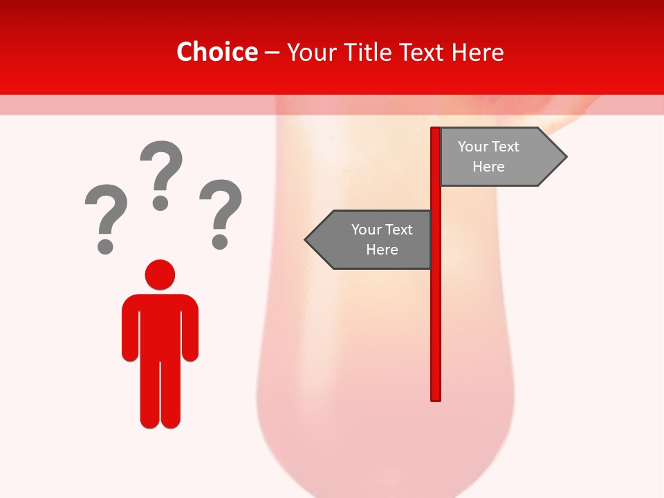 Decoration Liquid Cocktail PowerPoint Template