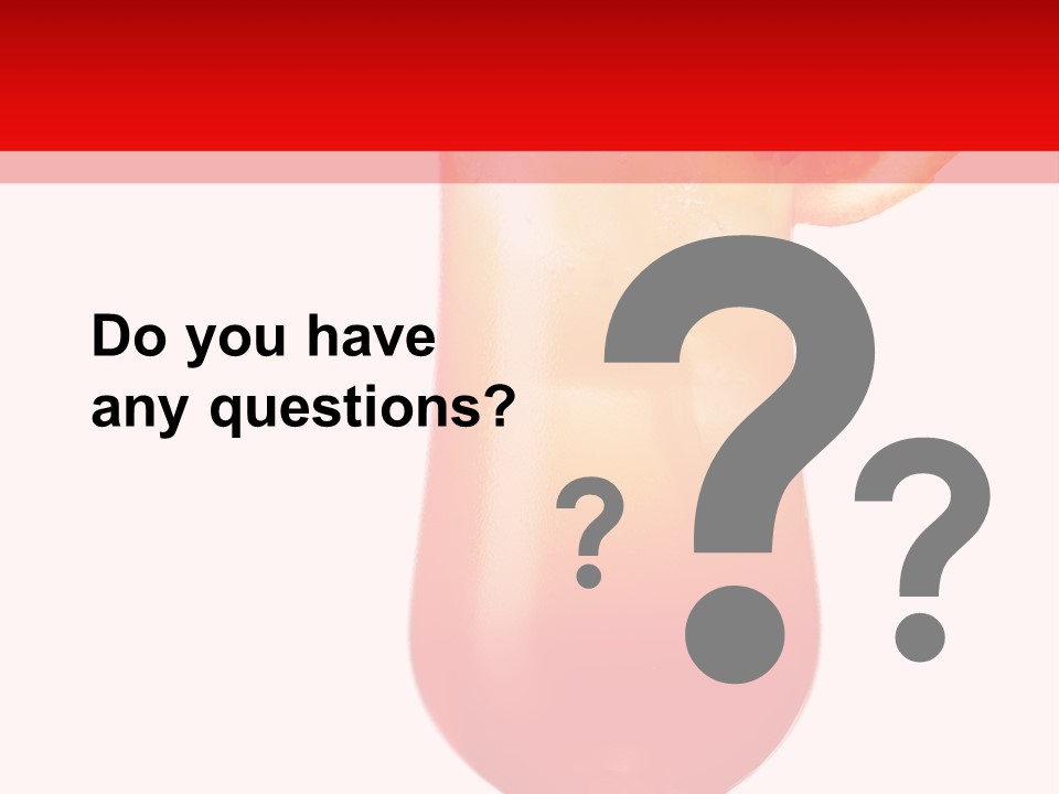 Decoration Liquid Cocktail PowerPoint Template