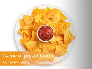 Melt Hungry Chip PowerPoint Template