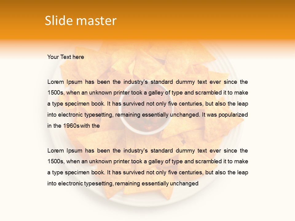 Melt Hungry Chip PowerPoint Template