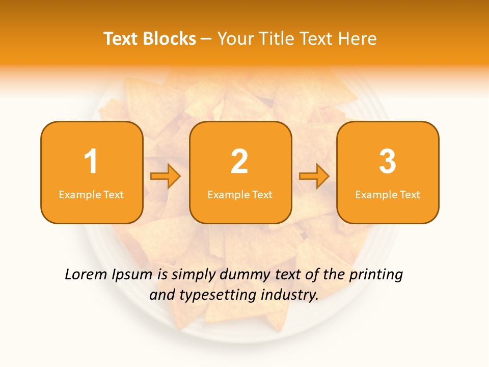 Melt Hungry Chip PowerPoint Template