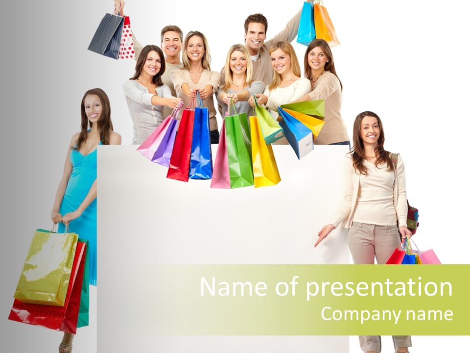 Family People Female PowerPoint Template