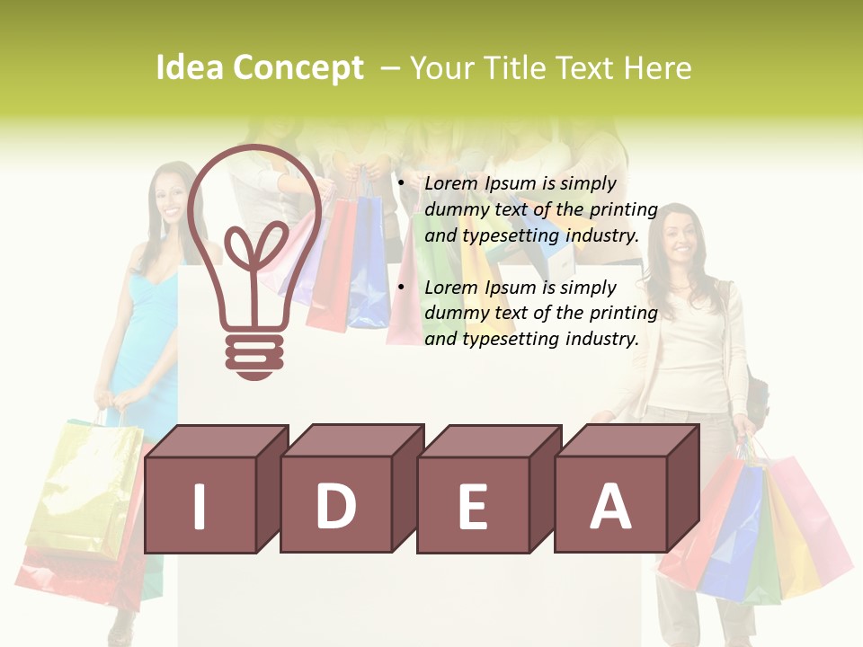 Family People Female PowerPoint Template