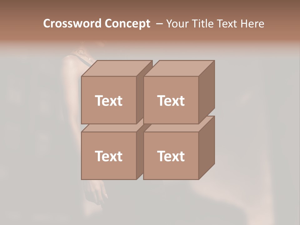 Elegance Dress Portrait PowerPoint Template