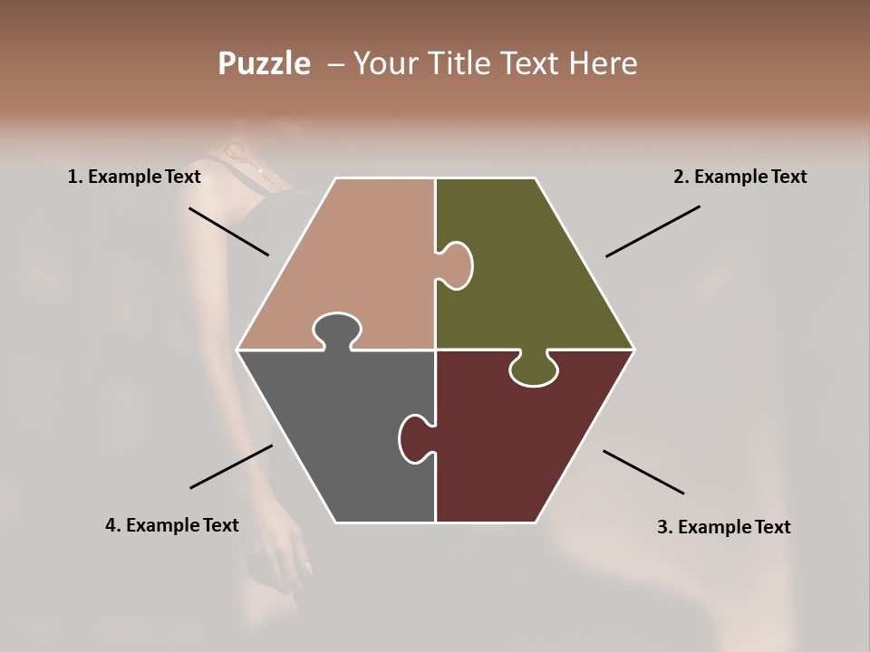 Elegance Dress Portrait PowerPoint Template