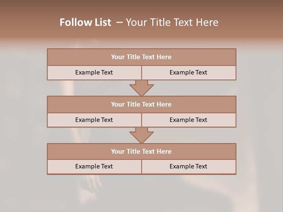 Elegance Dress Portrait PowerPoint Template