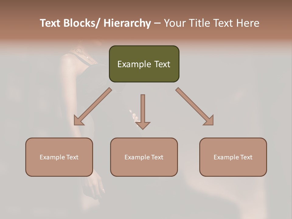 Elegance Dress Portrait PowerPoint Template