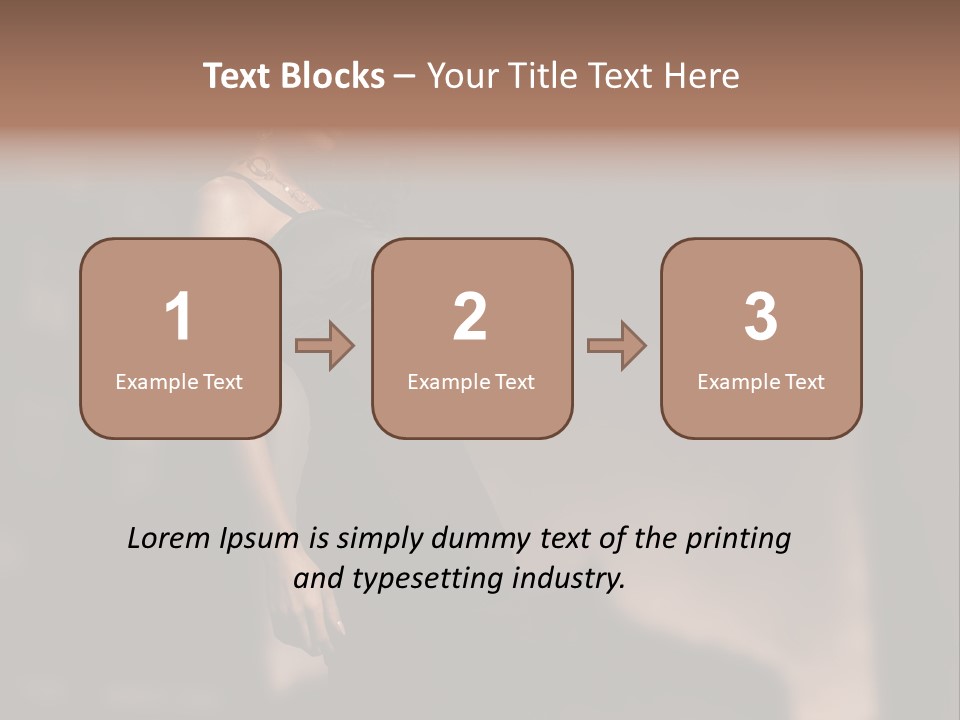 Elegance Dress Portrait PowerPoint Template