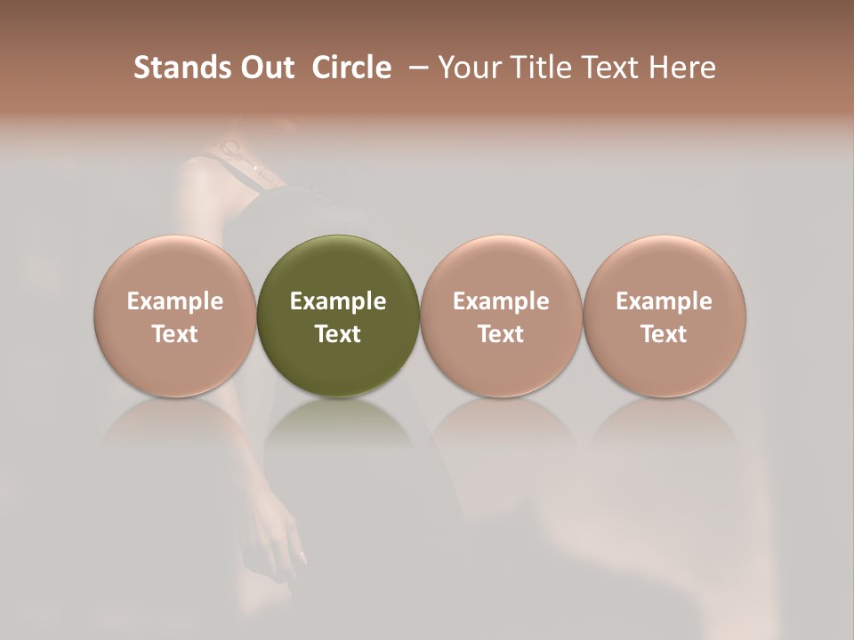 Elegance Dress Portrait PowerPoint Template