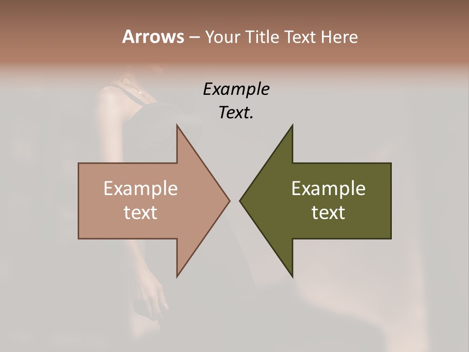 Elegance Dress Portrait PowerPoint Template