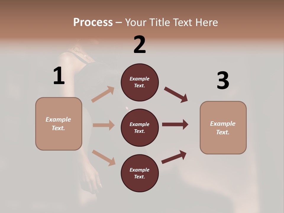 Elegance Dress Portrait PowerPoint Template