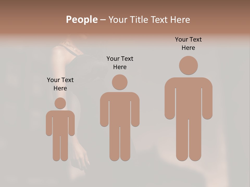 Elegance Dress Portrait PowerPoint Template