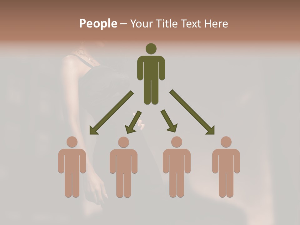 Elegance Dress Portrait PowerPoint Template