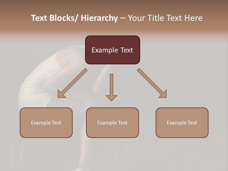Posing Hands Portrait PowerPoint Template