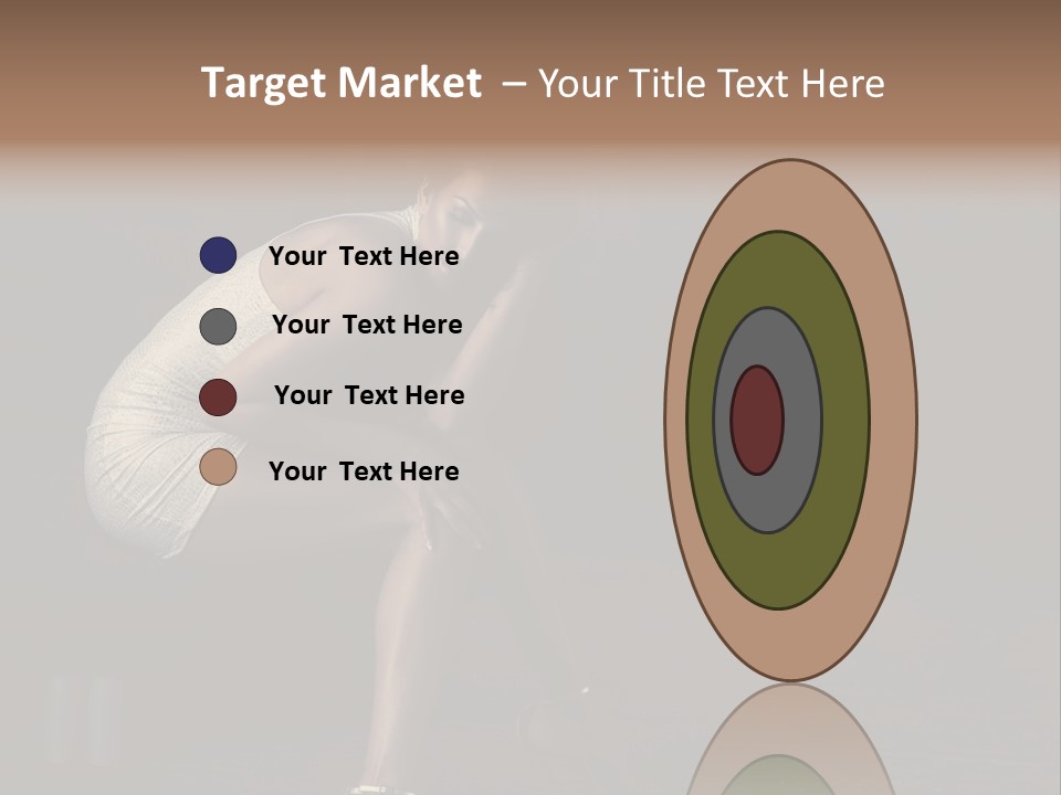 Posing Hands Portrait PowerPoint Template