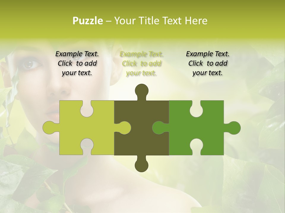 Care Herbal Environmental PowerPoint Template