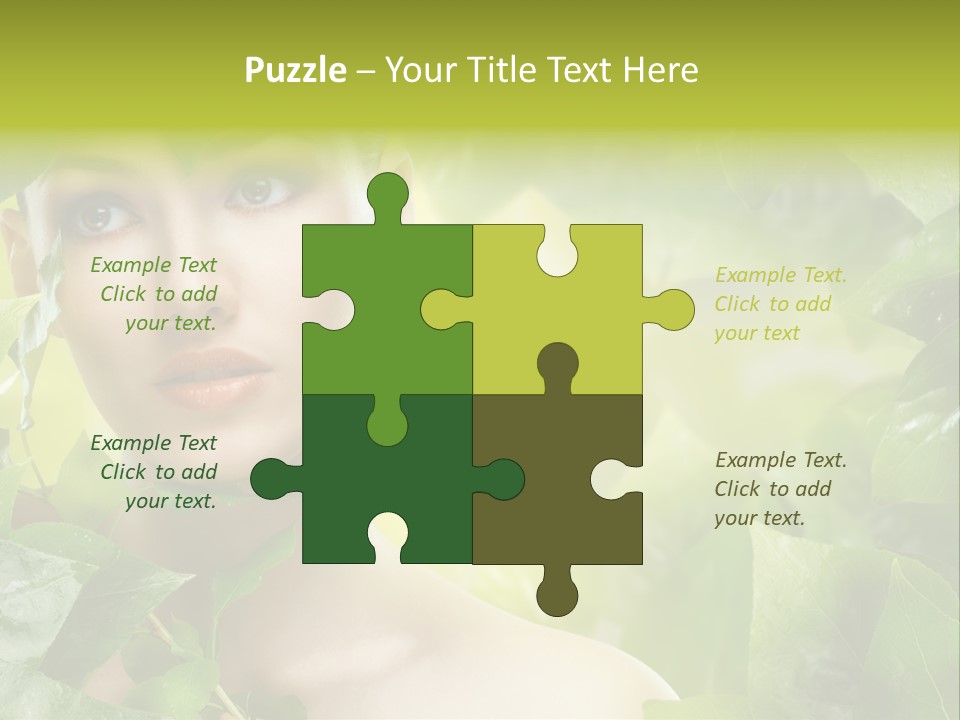 Care Herbal Environmental PowerPoint Template