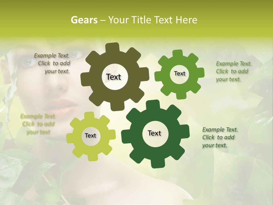 Care Herbal Environmental PowerPoint Template