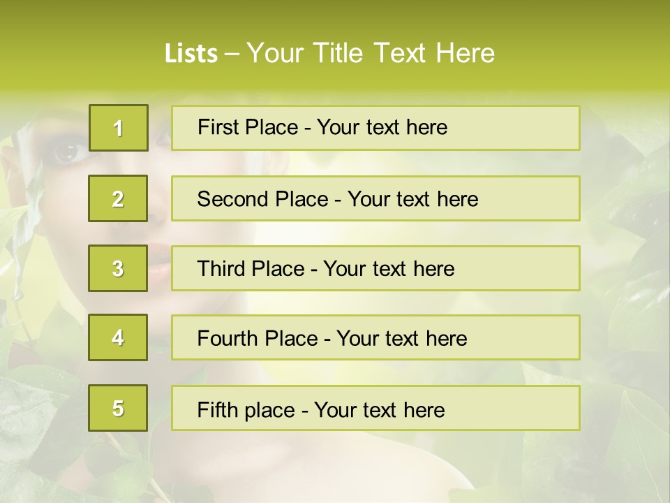 Care Herbal Environmental PowerPoint Template