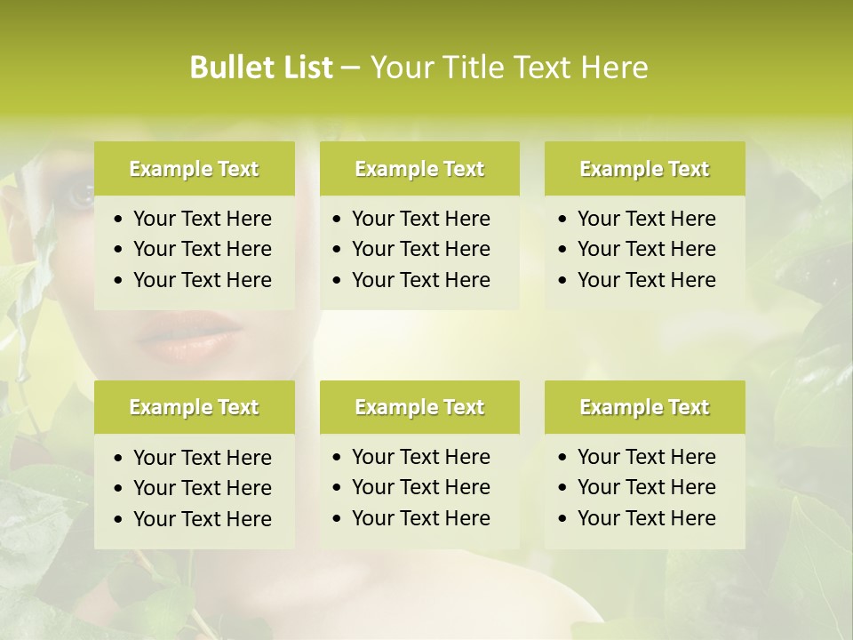 Care Herbal Environmental PowerPoint Template