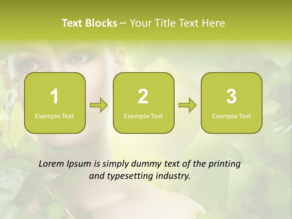 Care Herbal Environmental PowerPoint Template