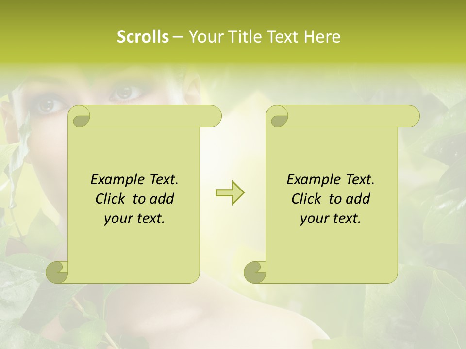 Care Herbal Environmental PowerPoint Template