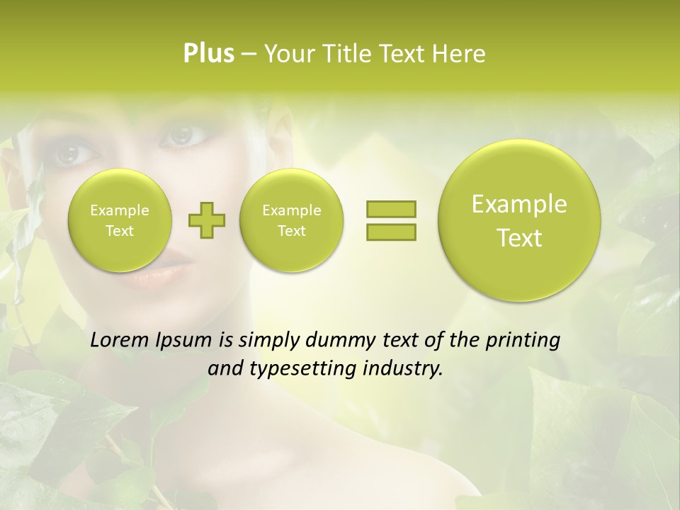 Care Herbal Environmental PowerPoint Template