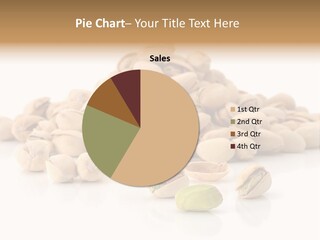 Peeled Nut Isolated PowerPoint Template