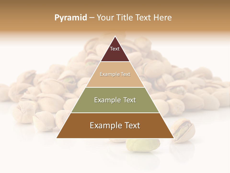 Peeled Nut Isolated PowerPoint Template