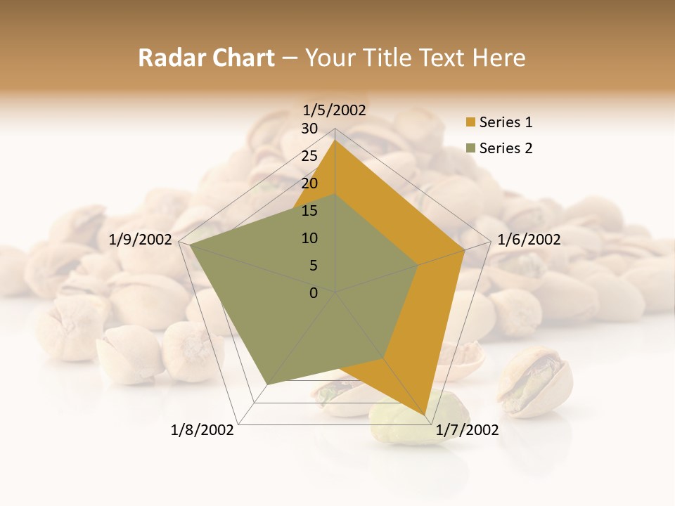 Peeled Nut Isolated PowerPoint Template