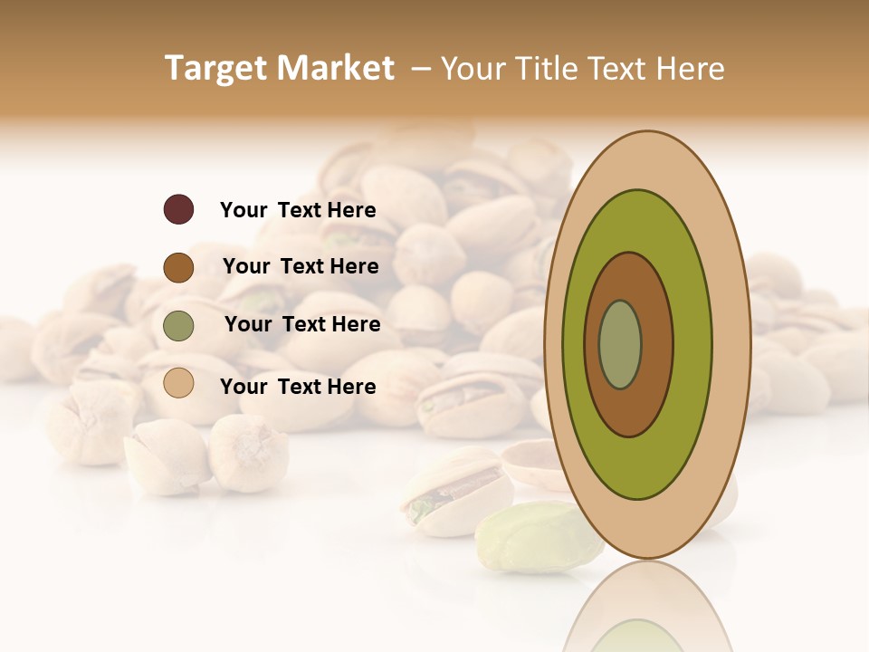 Peeled Nut Isolated PowerPoint Template