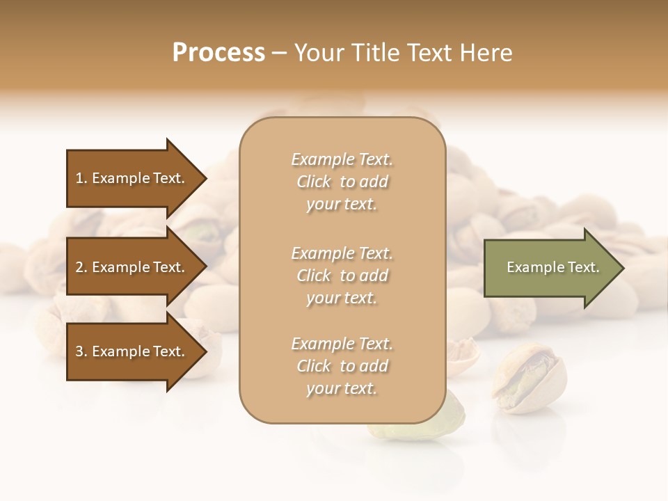 Peeled Nut Isolated PowerPoint Template
