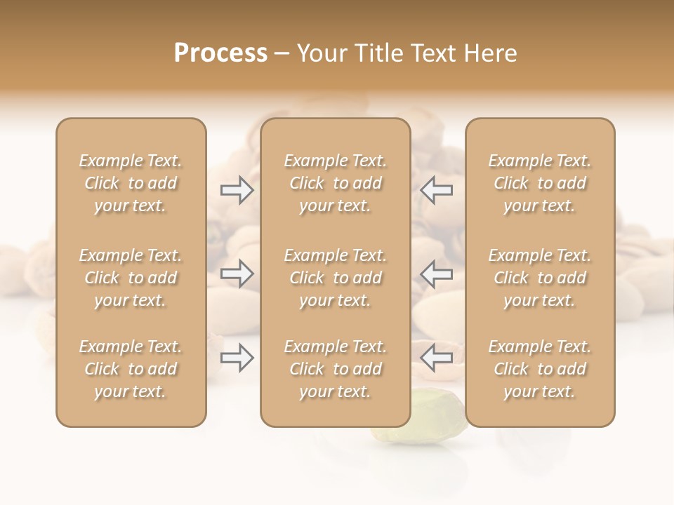 Peeled Nut Isolated PowerPoint Template