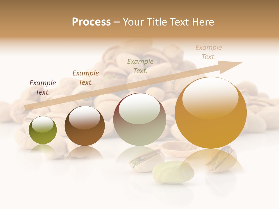 Peeled Nut Isolated PowerPoint Template